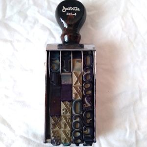 Vintage Big Rubber Stamper Office Scrapbook Stamp Set